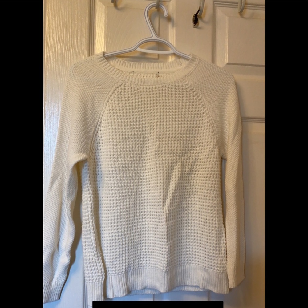 White Knitted Sweater